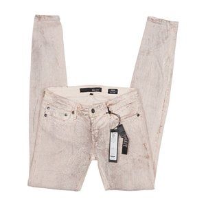 KILL CITY CRACKED JUNKIE FIT CEMENT WASH JEANS